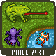 Pixel Art Animated Forest Animals